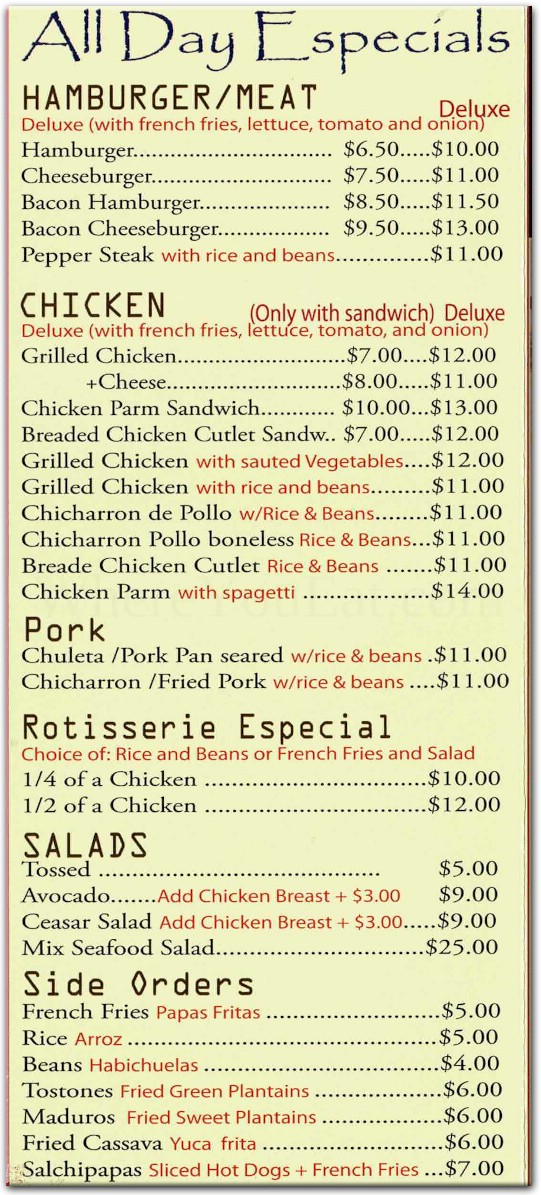 menu 4